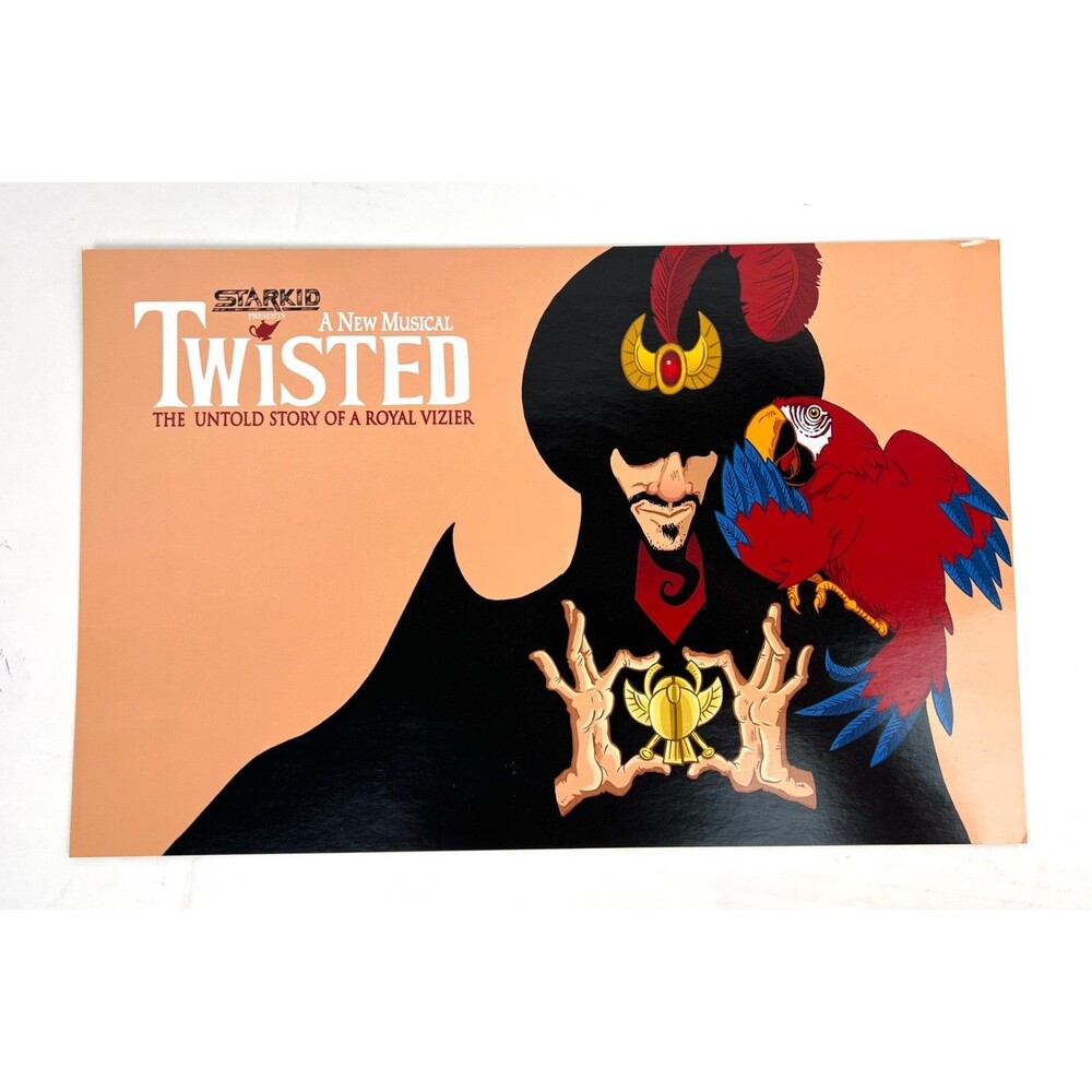 2013 Original Starkid Twisted Musical 11 x 17 Poster Kickstarter Backer Reward